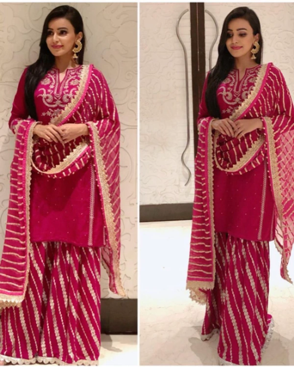  GEORGETTE  KUTI PLAZO SET