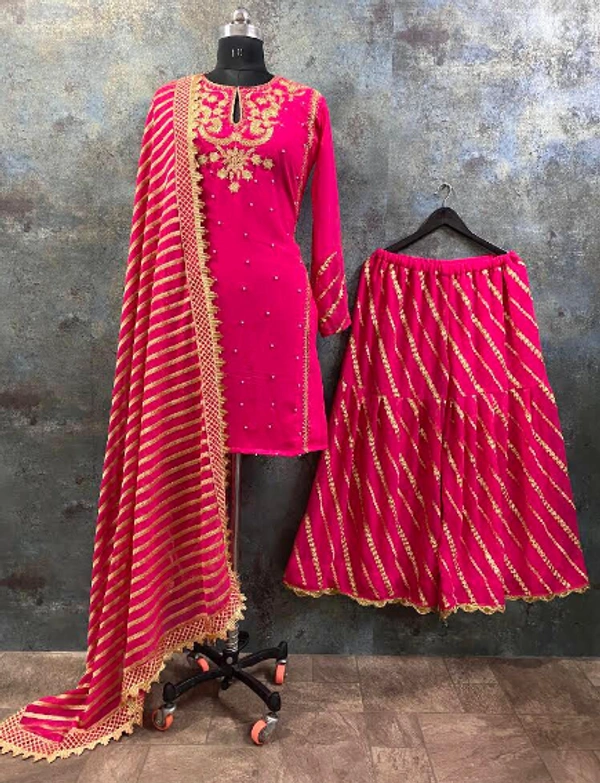  GEORGETTE  KUTI PLAZO SET