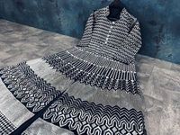 FRONT SIDE OR BACK SIDE FULL WORK GOWN