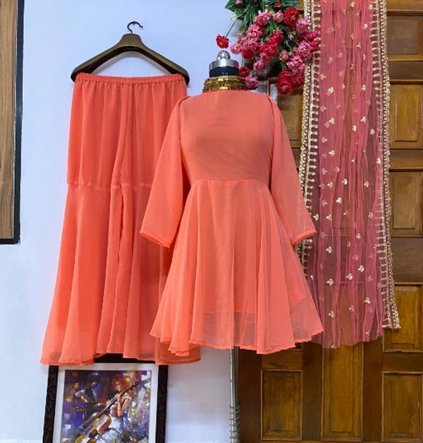 PRESENTING NEW KURTI-PLAZZO  SET