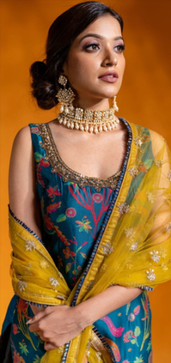  PRESENTING NEW DESIGNER  PRINTED DRESS SET