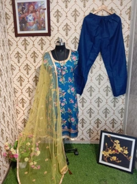  PRESENTING NEW DESIGNER  PRINTED DRESS SET