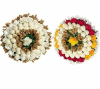 VinshBond Bridal Bun Gajra Hair Flower Bun Gajra  for Women - 1