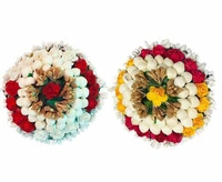 VinshBond Bridal Bun Gajra Hair Flower Bun Gajra  for Women - 1