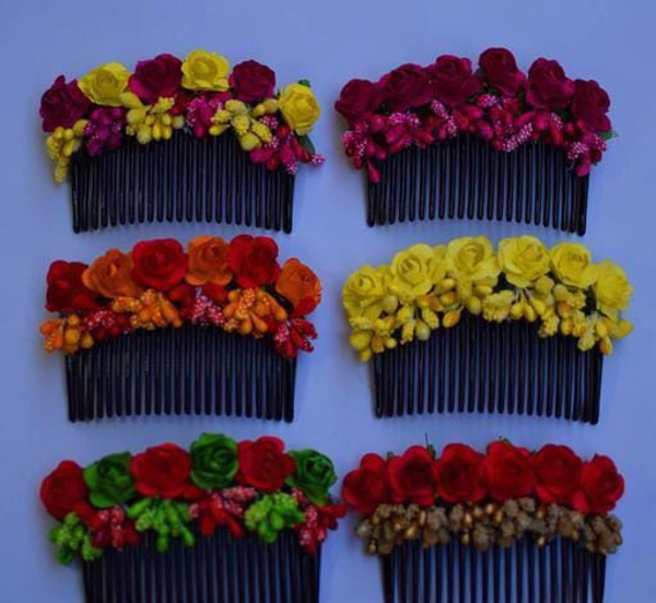 Attractive Women's    Paper Flower Artificial Gajra Juda Pin*