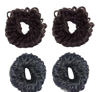 Set of 4, Brown And Black Hair Juda Band,  (Brown And Black)