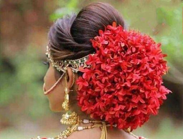 Flower bun for women hair accessories