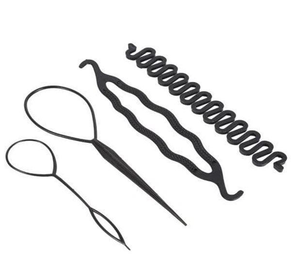 Maker Braiding Styling Disk Twist DIY Tools Accessories 4Pcs Set