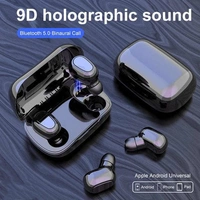 Grostar  L21 Wireless Earphone Mini Bluetooth 5.1 Headphone EARUDS Bluetooth Headset  (Black, True Wireless)