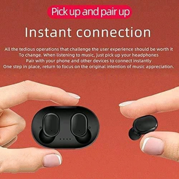 Grostar A6s Wireless Earphone Mini Bluetooth 5.1 Headphone EARUDS Bluetooth Headset  (Black, True Wireless)