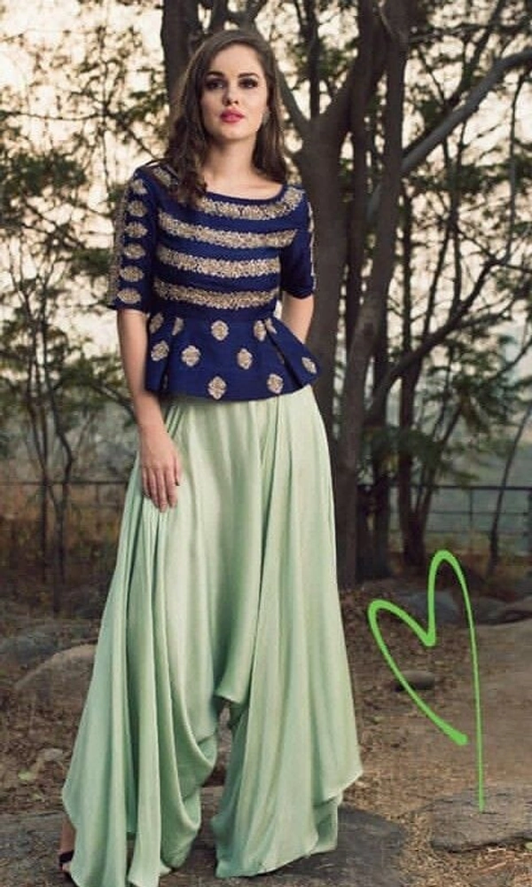 One more Indo-western outfit for smart and Beautiful Girls