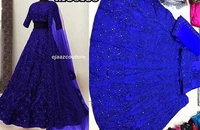 Women Lehenga - Blue