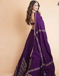 Heena Khan Lehenga Design Mirror Work