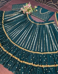 New Mirror Work Lehenga