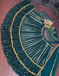 New Mirror Work Lehenga