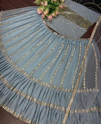 Lehenga Design HEAVY MIRROR WORK LEHENGAS WITH DUPATTA