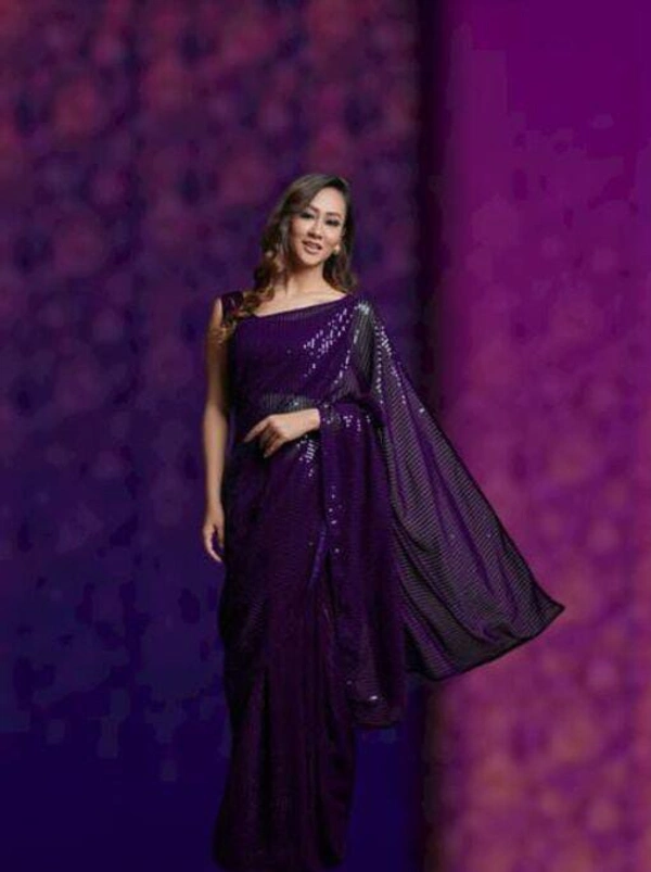 Party Wear Traditional Saree - 1