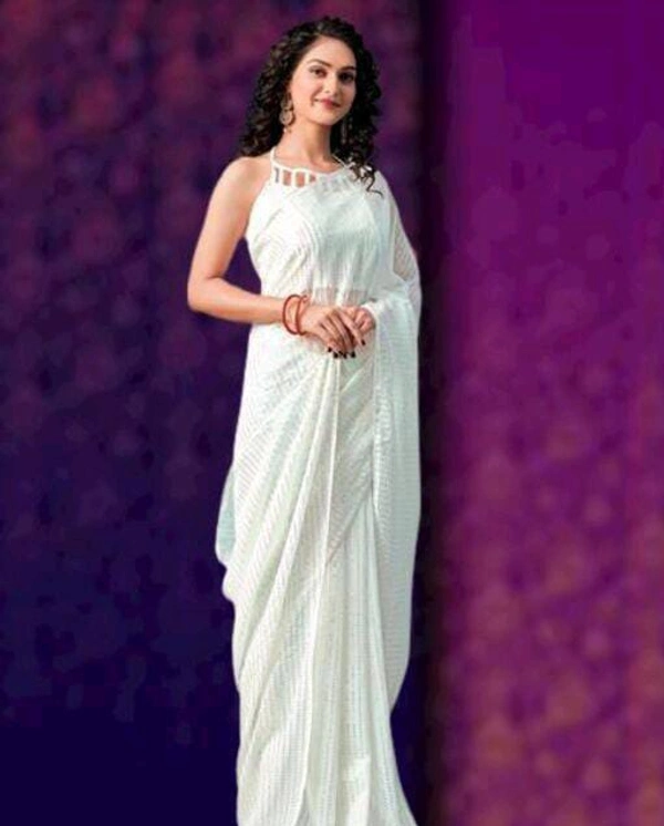 Party Wear Traditional Saare - 7