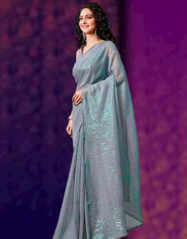 Party Wear Traditional Saare - 8