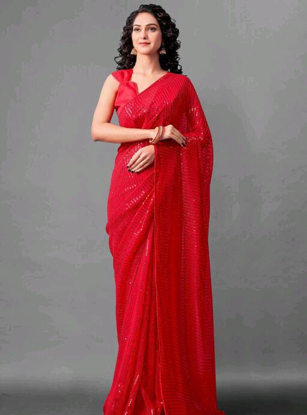 Party Wear Traditional Saree - 1