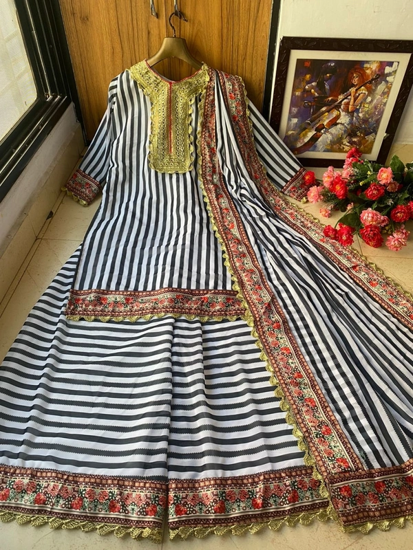Lining Kurti Set