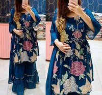 Floral Top Set - Black