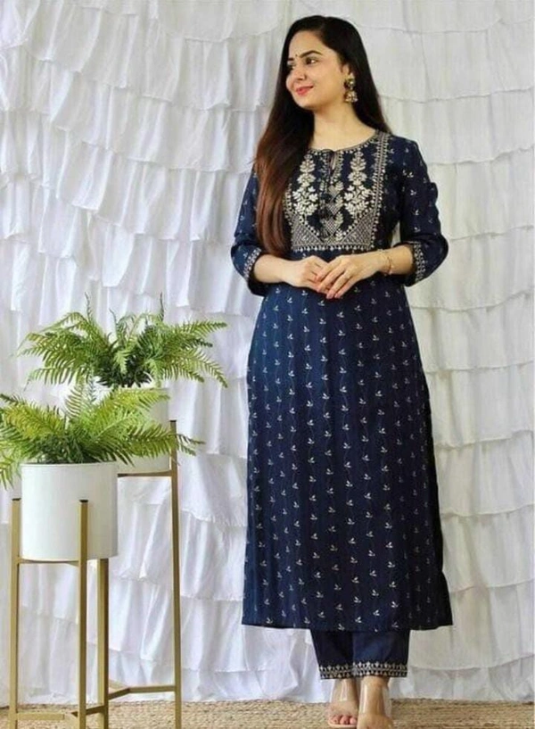 Kurta Set Daily Wear - blue