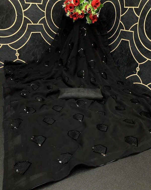  Pretty Sarees-Black Diamond