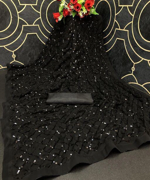  Pretty Sarees-Black Diamond Saare