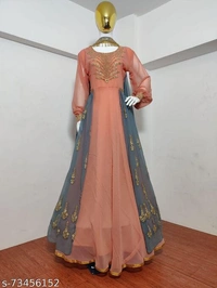 New Party Wear Gown  - 1