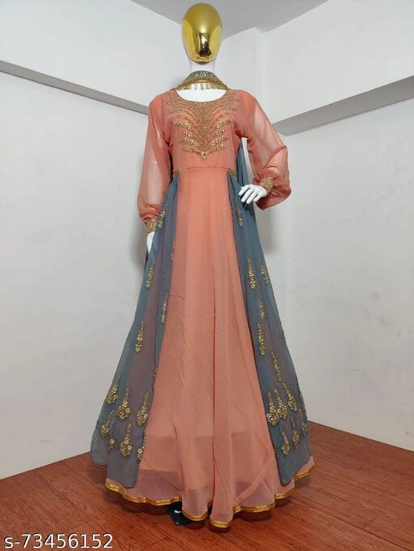New Party Wear Gown  - 1