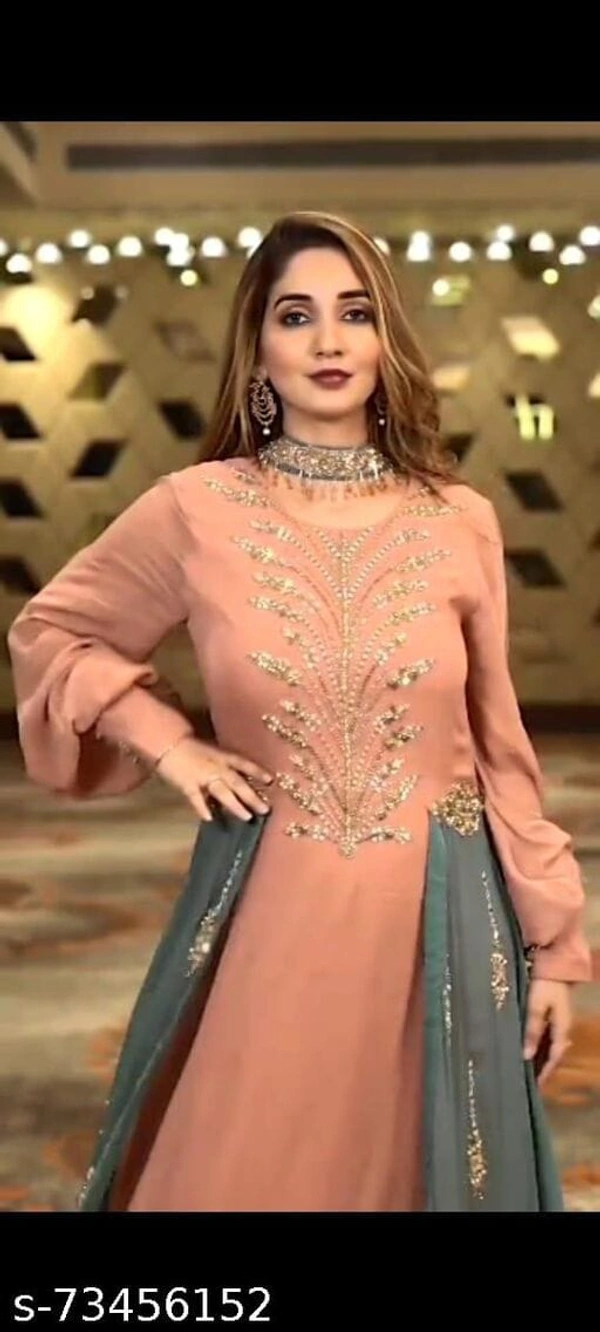 New Party Wear Gown  - 1
