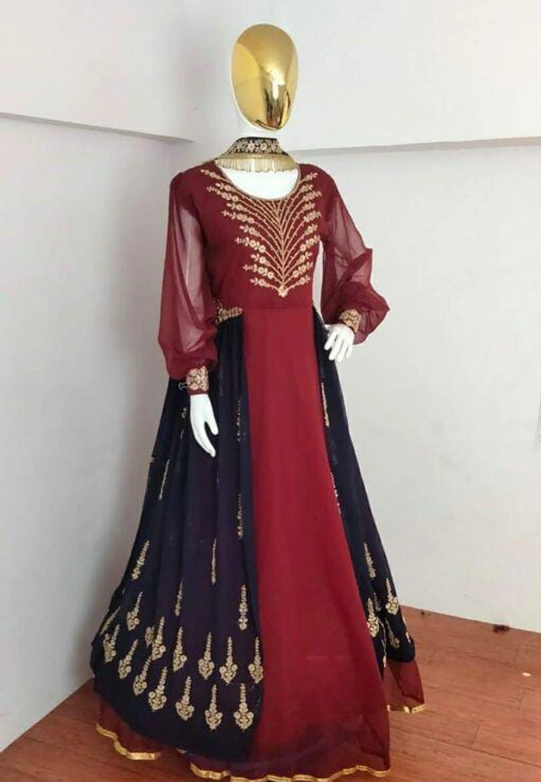 New Party Wear Gown  - 2