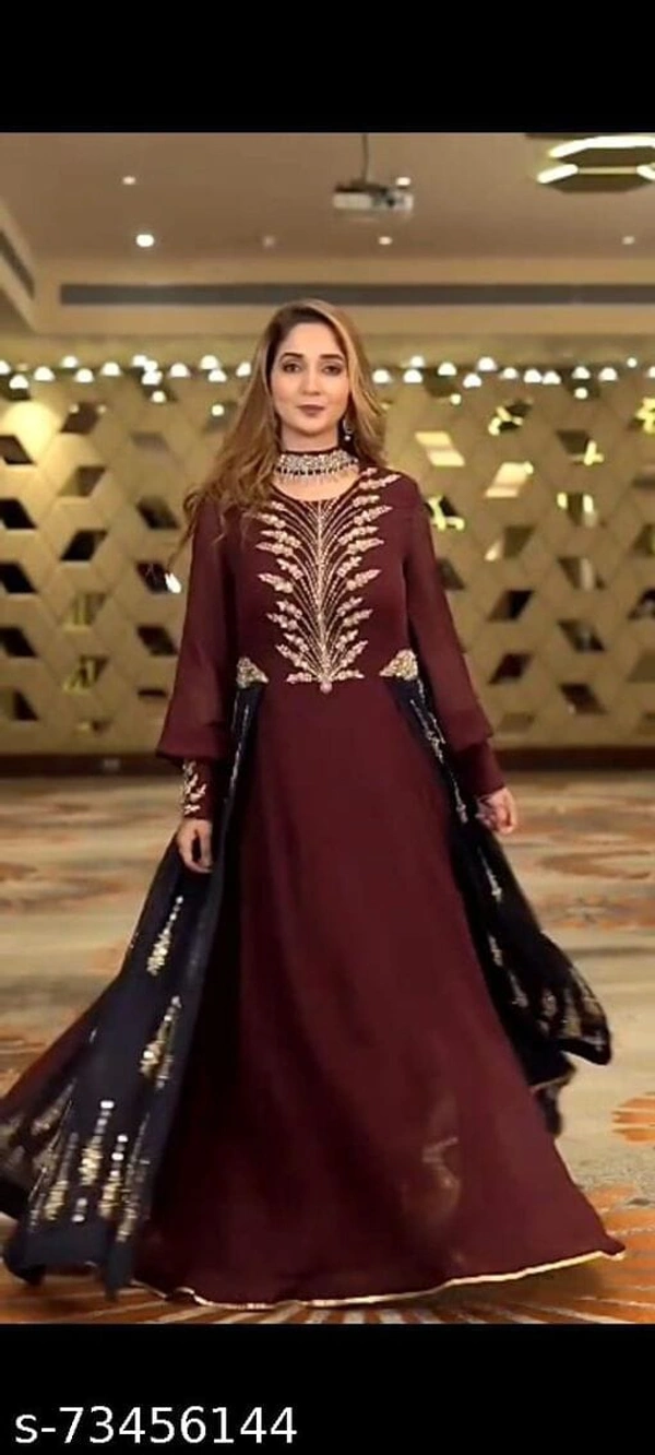 New Party Wear Gown  - 2