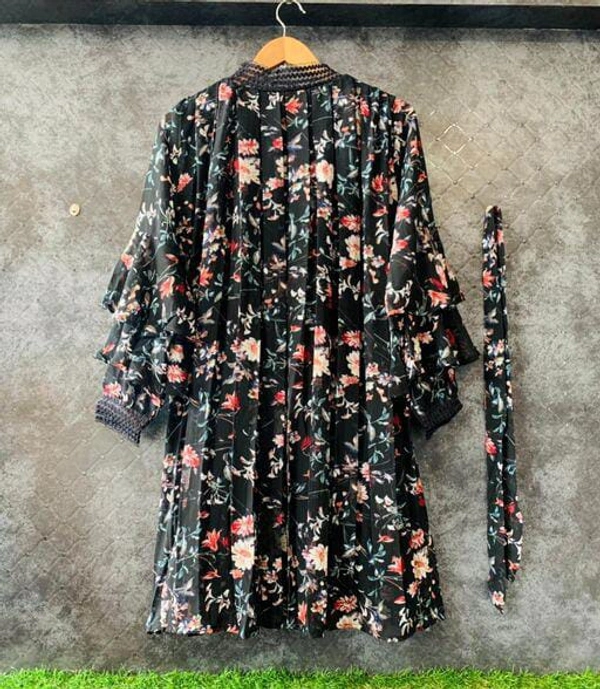 Trendy Fashionable Women Dresses - black 