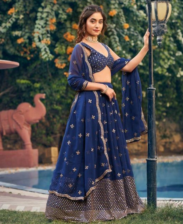 Trending Lehenge Choli - Black