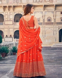 Trending Lehenge Choli - Navy Blue
