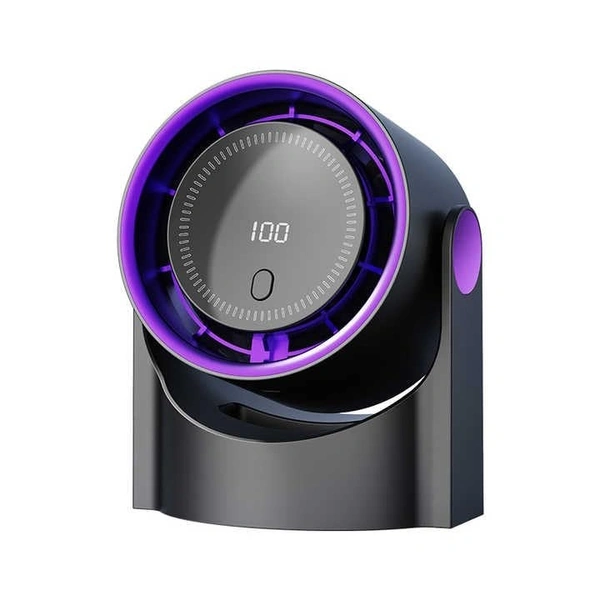 100-Speed Digital Display Desk Fan – Silent Portable Fan with Adjustable Settings and Temperature Display