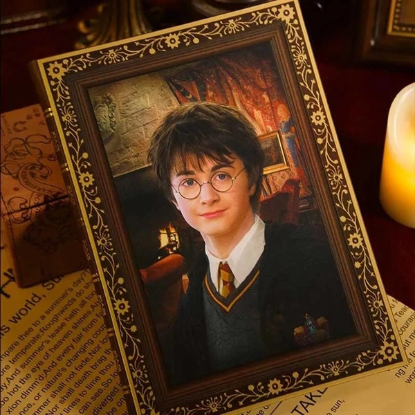 Gifts- Harry Potter- 3D Picture Changing Notebook | Magical Harry Potter Inspired Journal | 128 Sheets | Moving Image Cover | Premium Gift Diary for Fans & Collectors