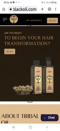 TRIBAL BLACK HAIR OIL