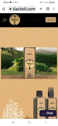 TRIBAL BLACK HAIR OIL
