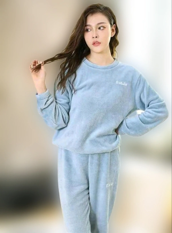 Sky Blue Night Suit For Winters 🥶 - L, Tiara