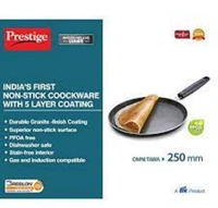 TTK PRESTIGE Prestige Omega Deluxe Granite Dosa Tawa, Black, 250 mm