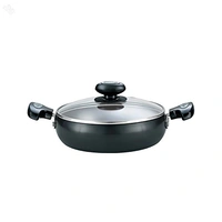 TTK PRESTIGE Prestige Hard Anodised Cookware Saute Pan, 200 Mm, Black