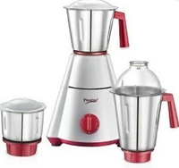Prestige Nakshatra Plus 750W 750-Watt Mixer Grinder - Nakshatra Plus with 3 Jars (White / Red)