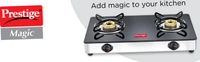 Prestige Magic 2 Burner Gas Stove Stainless Steel Body GTMC 02 SS