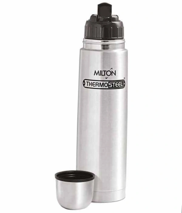 Milton Thermosteel Flip Lid Flask, 750 milliliters, Silver