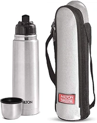 Milton Thermosteel Flip Lid Flask, 500 milliliters, Silver