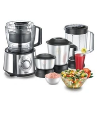 TTK PRESTIGE Prestige Partner 1000 W Food Processor  (Black and Silver)