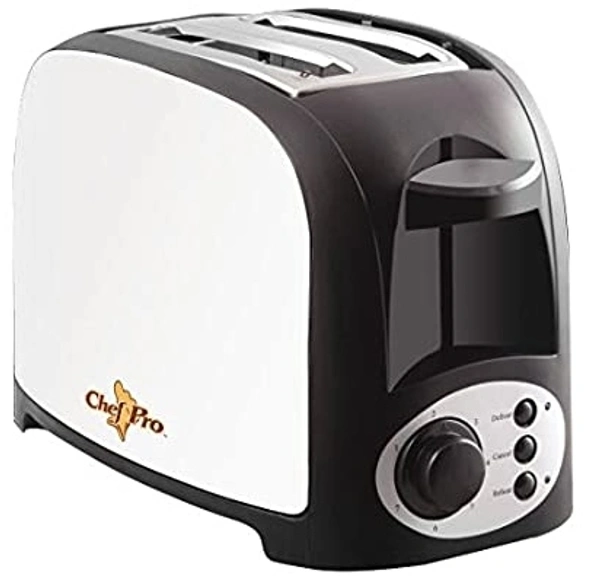 Chefpro Chef Pro CPT542 750-Watt Pop-up Toaster (Silver/Black)